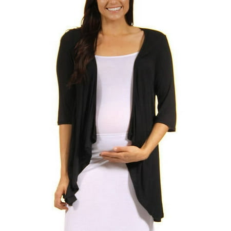 Women's Maternity 3/4-sleeve Open Shrug