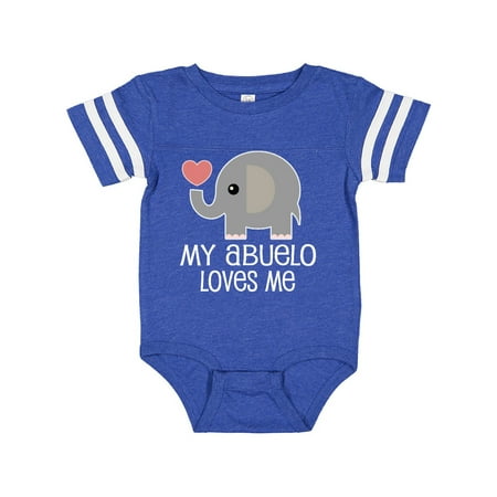 

Inktastic My Abuelo Loves Me Grandkids Gift Gift Baby Boy or Baby Girl Bodysuit