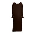 thumbnail image 4 of EnJoCho Girls Abaya Dress Crewneck Maxi Prayer Kaftan for Ramadan & Mosque Comfortable Modest Robe for Everyday Holiday Party Dress Kids, 4 of 4