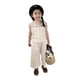 thumbnail image 4 of Minnieouse Ropa para niñas, traje sin mangas, estilo coreano de verano, ropa bordada de piezas, trajes con estampado de flores, viajes conjuntos de ropa cien, 4 of 6