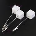 thumbnail image 4 of EeaseCA NUOLUX 10pcs Cube Base Memo Photo Holder Paper Note Clip (White), 4 of 9