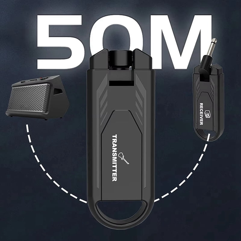 1 * Guitar Wireless Transmitter 1 * Guitar Wireless Receiver 1 * USB Cable-Black