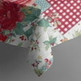 thumbnail image 5 of Pioneer Flower Floral Print Pattern Square Tablecloth,Waterproof Square Table Cover,Wipeable Spillproof Washable Table Cover for Home Kitchen Party Decor 52"x52"(132x132cm), 5 of 6