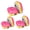 pink 3 pair, variant on KAMZSZMF (3 Pair) 60923 Respirator Cartridge Filters, Helps Protect Against Organic Vapors, Acid Gases, Dust, Chemical and Particulates
