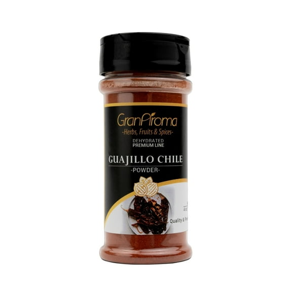 GranAroma Guajillo Chile Powder, Mexican Cuisine, Soups & Sauces 4 Ounce