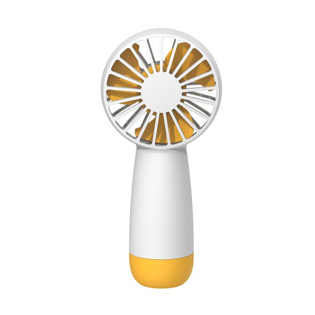 Toystoory Ventilador portátil ABS Motor sin escobillas alimentado por recargable tipo C carga 3 engranajes ajustable enfriador de bajo ruido con Electrodomésticos Blanco Toystoory HA074339-04