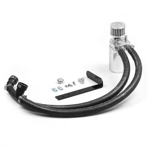 Racing Car Oil Catch Can Oil Separator Clear For Ford F150 2011-2021 5.0/6.2/3.5eb/2.7eb For Expedition 2018-2020 Passenger Side