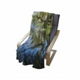 thumbnail image 4 of Willow Tree Soft Flannel Fleece Blanket, Mirror Surface of the Pond with a Haze of Fog Branches Stretched over the Water, Cozy Plush for Indoor and Outdoor Use, 50" x 60", Multicolor, by Ambesonne, 4 of 6
