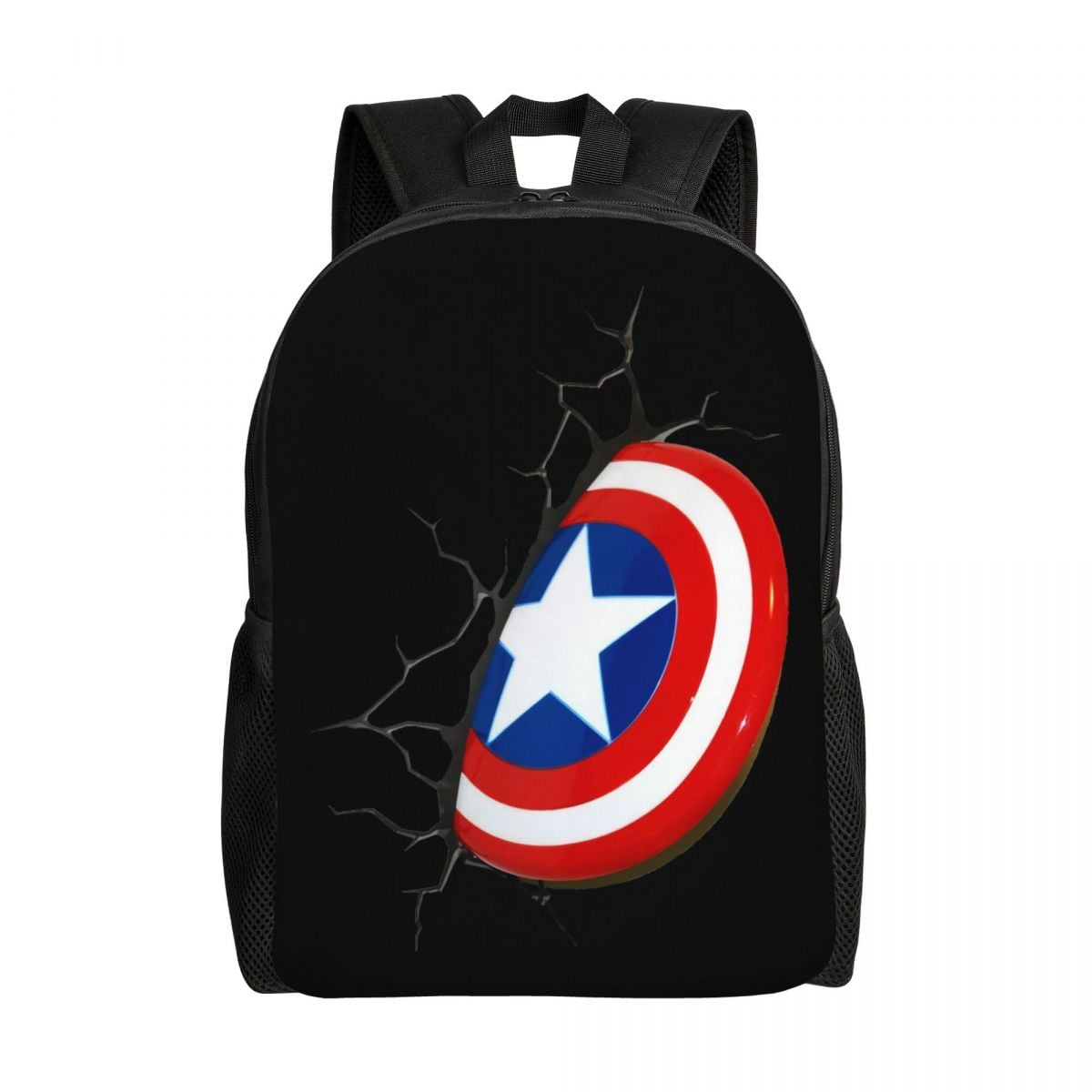 american shield laptops backpack Custom Captain America Shield Backpack for Women Men School College  Students Bookbag Fits 15 Inch Laptop Bags