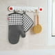thumbnail image 2 of Titular de la olla,Guantes de silicona resistentes al calor para horno, guantes antideslizantes para Tomshoo Gris, 2 of 7