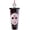 Friday the 13th, variant on Silver Buffalo Disney Tim Burton Nightmare before Christmas Moon Scene Featuring Jack Skellington, Sally, and Zero Dome Glitter Top Travel Tumbler, 24 Ounces