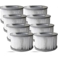 thumbnail image 1 of Set of 8 Replacement Filters for Mspa Inflatable Pool and Jacuzzi, 1 of 3