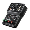 thumbnail image 3 of Q-12 Professional Sound Mixer with Monitor Electric Guitar Live Broadcast Recording for Studio Singing Computer PC, 3 of 6