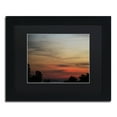 thumbnail image 2 of Trademark Fine Art "New Moon Sunset" Canvas Art by Kurt Shaffer, Black Matte, Black Frame, 2 of 4