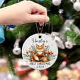 thumbnail image 5 of Customized Name Baby 1st Xmas Ceramic Ornament Gift for Birthday Newborn Dad Mom, Fox Baby's First Christmas Ornament 2025, Personalized Baby First Xmas Ornament, Baby Fox Ceramic Ornaments Keepsake, 5 of 6