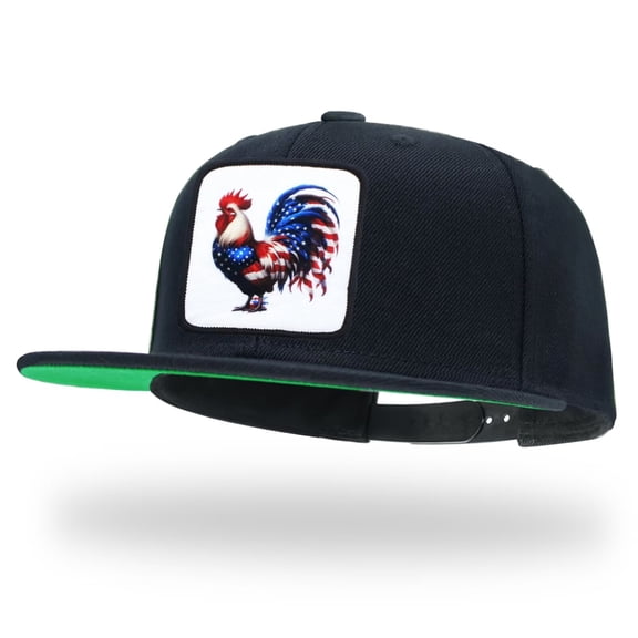 Farm Animal Cock Snapback Hats for Men Women Adjustable Dad Wool Baseball Caps