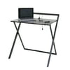 OneSpace Basics No Assembly Folding Desk with Dual USB Charger