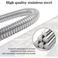 thumbnail image 2 of Flexible Exhaust Pipe 300 cm, Compatible with Car, Stainless Steel Clamps Included, 2 of 5