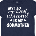 thumbnail image 4 of Inktastic My Best Friend is My Godmother with Hearts Boys or Girls Toddler T-Shirt, 4 of 5