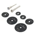 thumbnail image 3 of Hojas De Sierra Circular, Juego De Hojas De Corte De Acero De Alta Velocidad De 8 Piezas Hoja De Sierra HSS Para Taladro Eléctrico De Plástico Para Carpintería(Black), 3 of 8