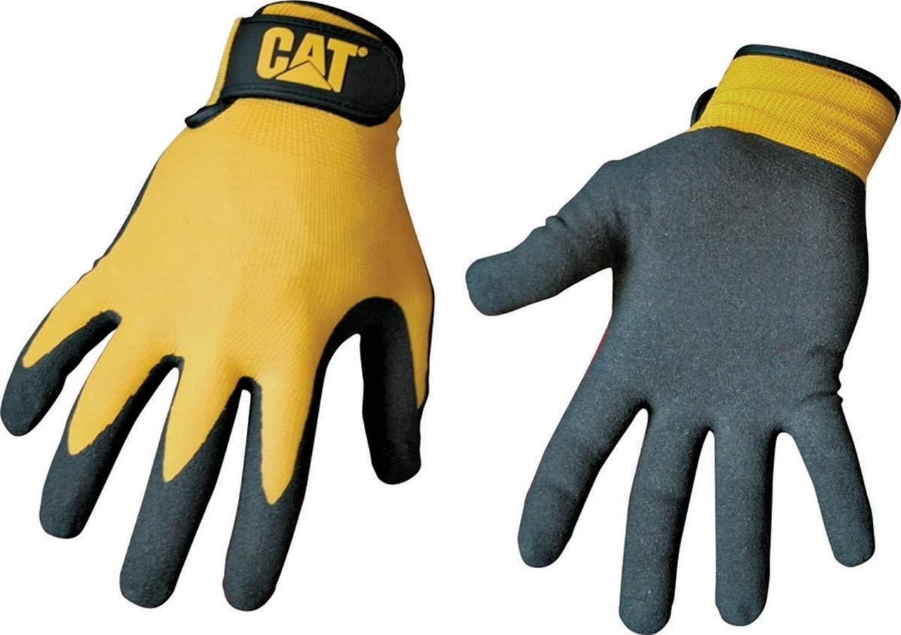 Cat Gloves CAT017416J Jumbo Yellow Nitrile Gloves