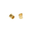 thumbnail image 4 of 600 Piezas de Tubos de Crimpado Zulema Oro Tapón de Metal 1.5mm-2mm, 4 of 6
