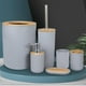 thumbnail image 4 of Juego de Baño de 6 Piezas Accesorios de Loción Bandeja de Jabón gris Sunnimix, 4 of 8