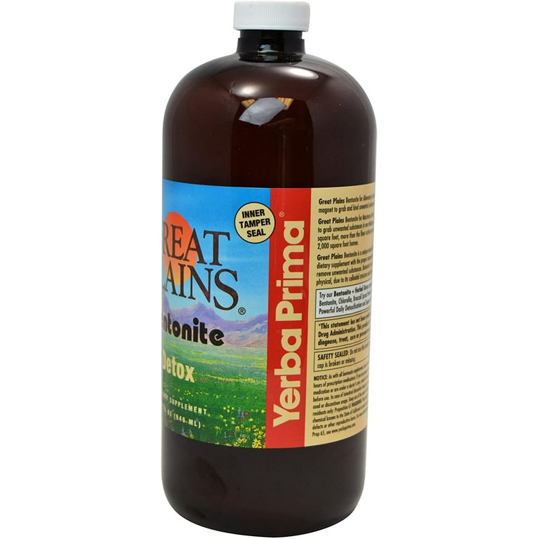 Yerba Prima Great Plains Bentonite Detox - 32 Fl Oz Yerba Prima Great Plains Bentonite Detox - 32 Fl Oz