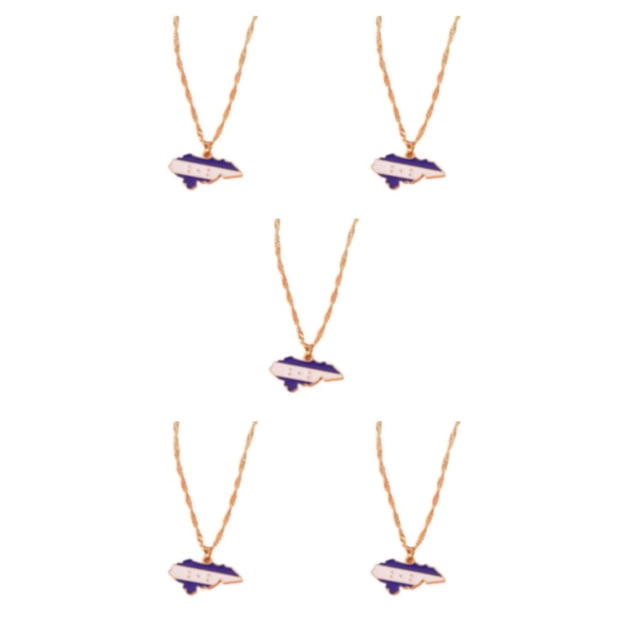 Guardurnaity Collar de acero inoxidable para mujer - Haga una declaración con un colgante único Collares de lujo asequibles para mujer Hip Hop Type2 NO2