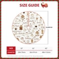 thumbnail image 4 of Bingfone Christmas Tree Skirt Mat Christmas Decoration Interior 30"-Coffee, 4 of 8