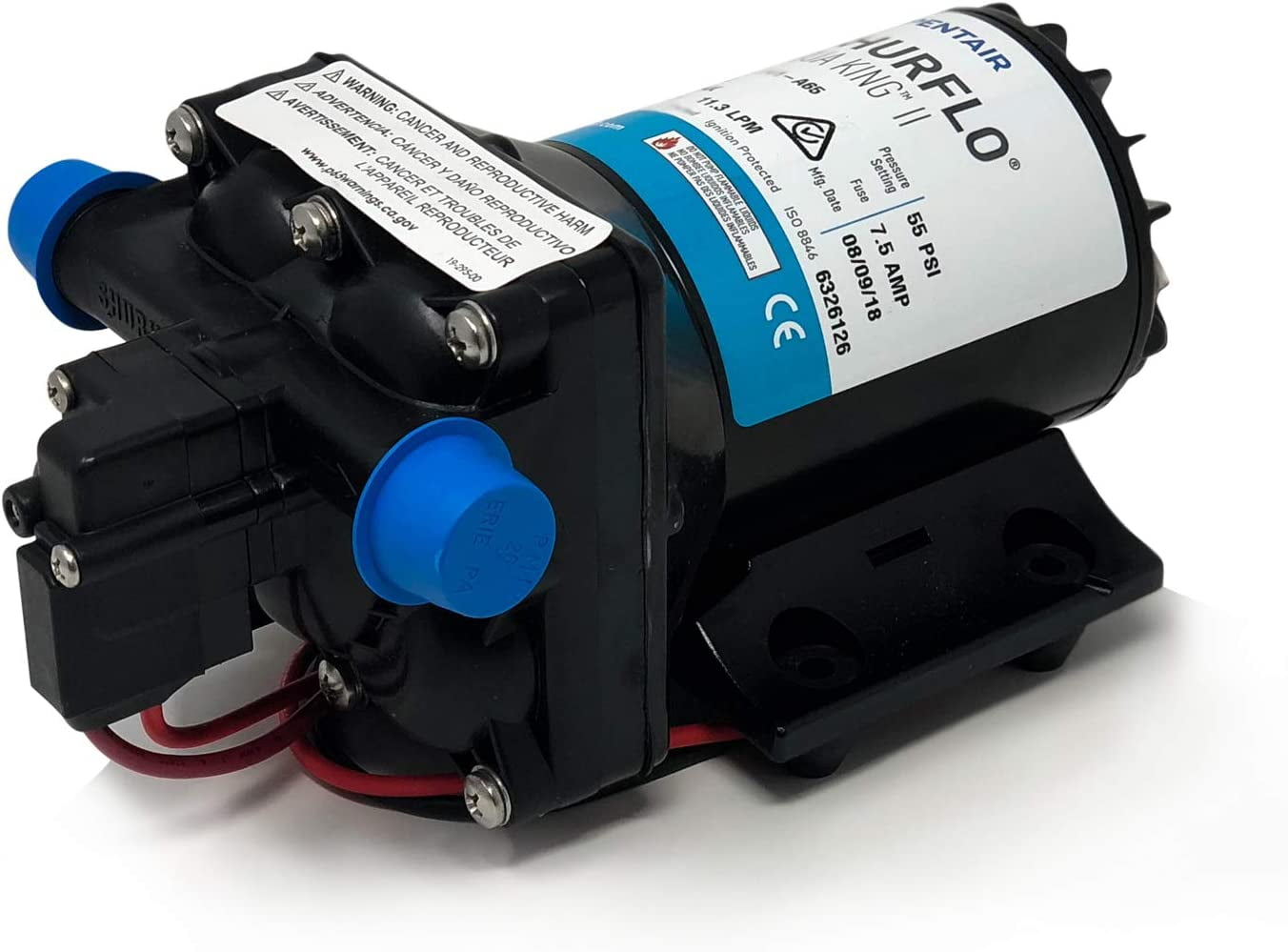 Shurflo Aqua King II Pompe à eau douce Junior 12 VDC, 2,0 GPM