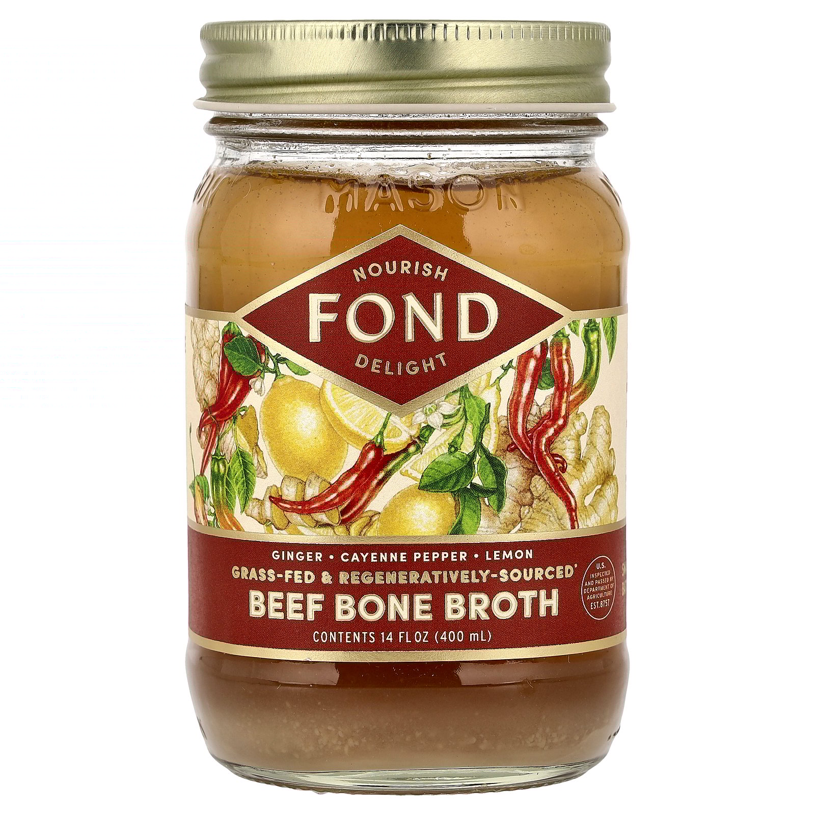 Fond Beef Bone Broth 14 fl oz