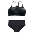 thumbnail image 6 of LYMAYTER Girls Breathable Training Bra Set Teen Girls Solid Camisole High Waist Panties Daily Wear Underwear, 6 of 8