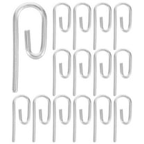 WORGEOUS 50pcs Heavy Duty Metal Curtain Hooks Drapery Pins Mini Pinch Pleated Curtain Hangers for Office Home Window Curtain and Shower Curtain