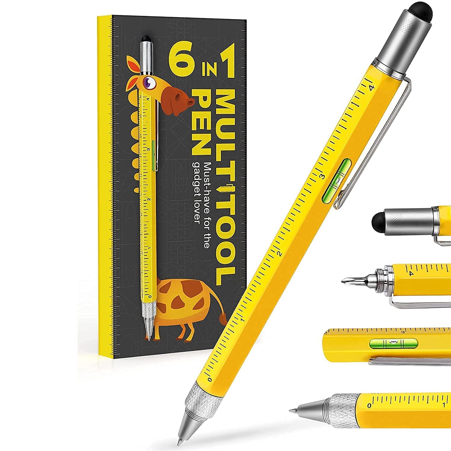 DOMETOUR Multitool Pen Construction Tools, Pen Tool Gadget for Men