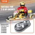 thumbnail image 2 of VEVOR 2000 RPM Drive Clutch Durable Clutch with 2-8 HP Engine & Rubber Belt, 2 of 9