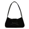 thumbnail image 1 of Bolso Hobo Monedero Con Lazo para Mujer Ante Embrague Sólido, 1 of 9