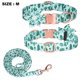 thumbnail image 2 of Collar y correa para perro con hebilla dorada fuerte ajustable con hermosa pajarita y ribete floral MFZFUKR CPB-US-YY32-4, 2 of 5
