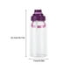 thumbnail image 5 of Cateissary Vaso de paja de vidrio 1350ml Reemplazo de color sólido Asa de elevación a prueba de fugas Gimnasio en casa Entrenamiento Botella de agua Teteras Púrpura Cateissary HA080639-01, 5 of 6