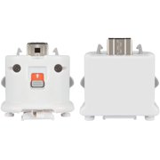 Wii Motion Plus Adapter-External Remote Motion Plus Sensor Controller -White,Set2 Pack