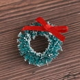 thumbnail image 6 of 10pcs Mini Christmas Wreaths Miniature Garden Home Decoration Dollhouse Decor, 6 of 8