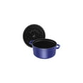thumbnail image 3 of STAUB La Cocotte Cocotte Ronde en Fonte 6,75 L, Bleu Foncé, 3 of 11