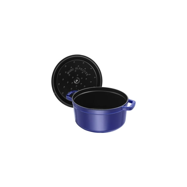 STAUB La Cocotte 3.7 L Cast Iron Round Cocotte, Dark-Blue - Walmart.ca
