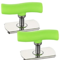 Jar Opener for Seniors with Arthritis, Multifunctional Bottle Opener, for Weak Hands, Using Caps, Water, Soda, Juice Bottles, Kitchen Accessories Gadget, Stainless Steel Material, Comfy Grip, Green