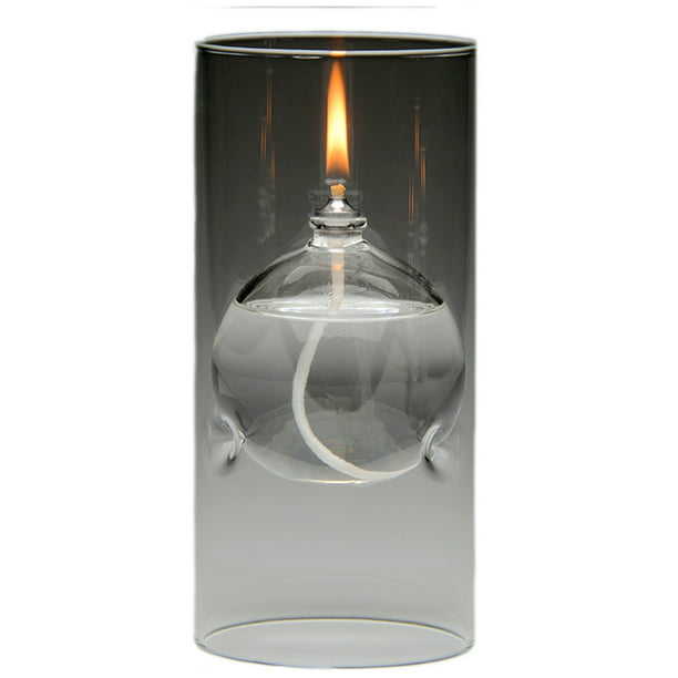 Bliss Oil Candle Appears Floating, Modern Hurricane Lamps