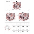 thumbnail image 2 of Red Ombre Spring Floral Toaster Cover 2 Slice, Small Kitchen Appliance Covers, Summer Botanical Flowers Toaster Oven Cover with Loop, Bread Machine Cover Polyester Dust Cover Protection, 2 of 4