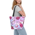thumbnail image 2 of Salouo Dragon Fruit for Shoppers Tote for Women Foldable Handbags with Big Capacity Casual One-Shoulder Shopping Bag Hobo Bags Fit for Office/Shopping/Park, 2 of 6