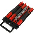 thumbnail image 2 of Socket Organizer Heavy Duty Socket Set Holder Durable Socket Steel Rack with Portable Handle Socket Storage Tray Organizer Total Holding 48 Sockets for Sockets  (Blue ), 2 of 10