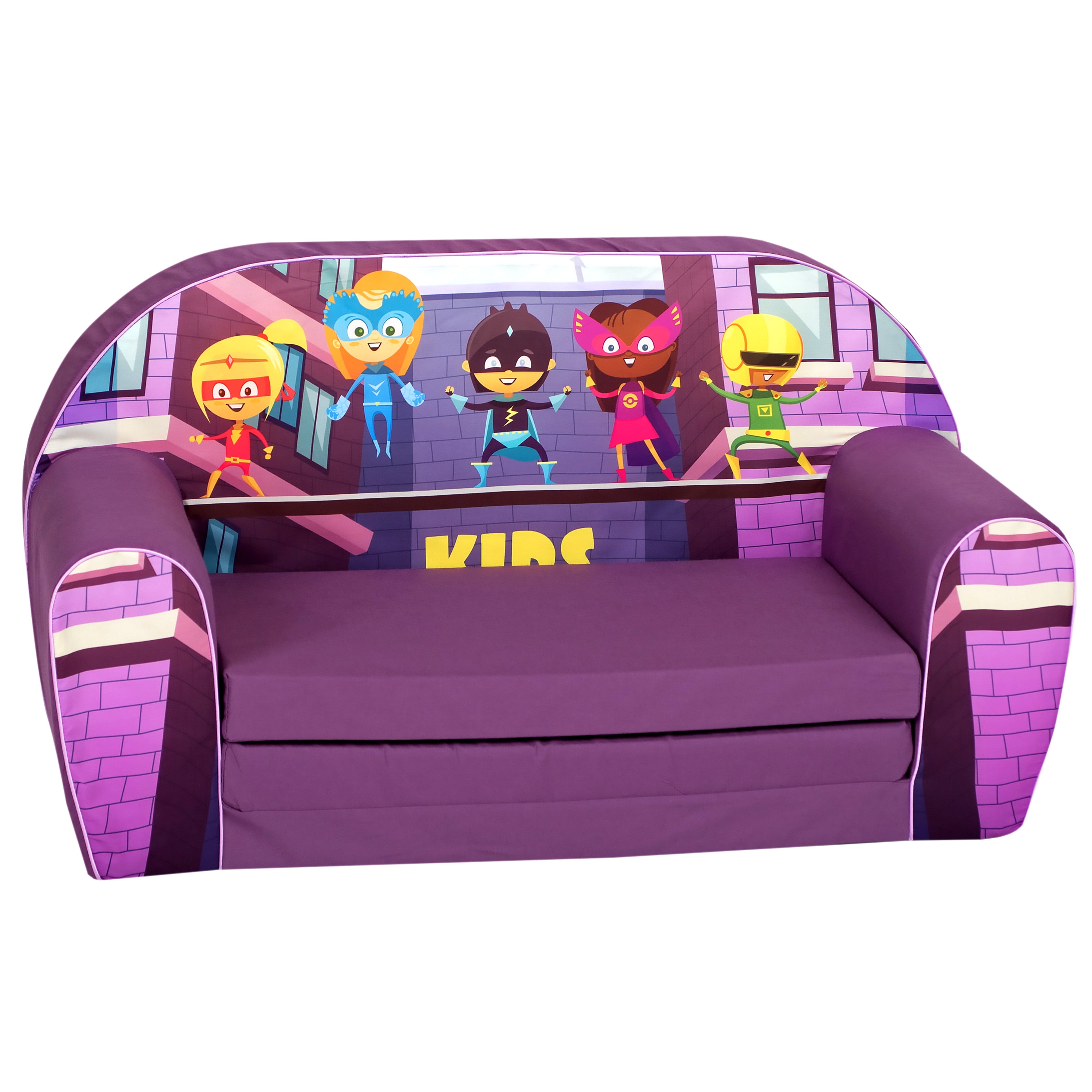 Fold Out Foam Sofa Bed Double Baci Living Room