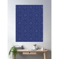 thumbnail image 2 of Blue Mandala Poster Wall Art, Modern Wall Decor, 12x18 UNFRAMED, 2 of 3
